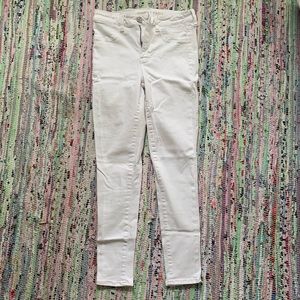 American Eagle White Jeggings